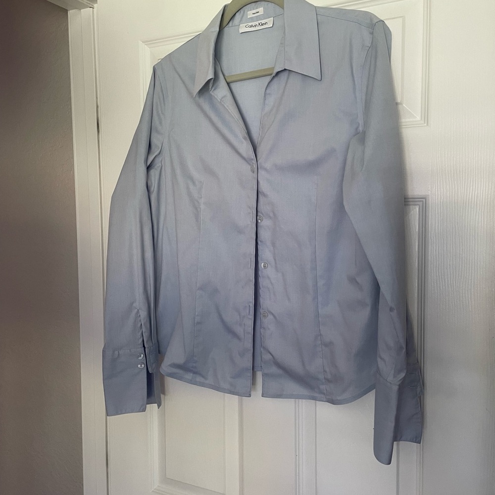 Tommy Hilfiger Light Blue Button-Up Shirt